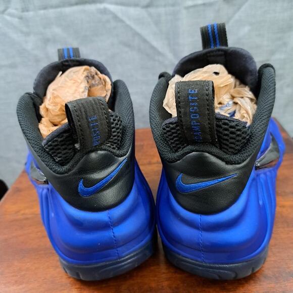 NIKE AIR FOAMPOSITE PRO USED SIZE 8.5 HYPER COBALT BLACK 624041 403 MEN - Picture 3 of 12